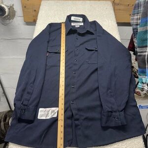Armored FR, flame resistant Arc 2 Navy Blue Button-Up Shirt, size XL